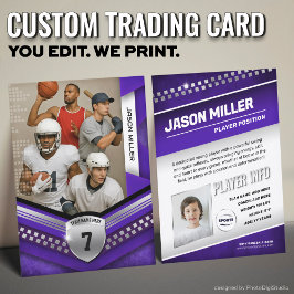 Contato Cartão de Comércio Personalizado, Modelo de Esport