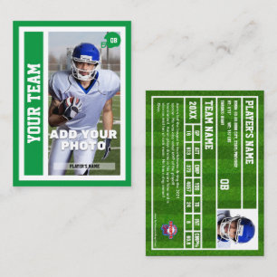 Contato Cartão de Comércio QB de Futebol Personalizado (Ke