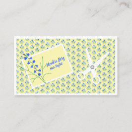 Contato Cartão de Compromisso de Lista de Cabelos Florais