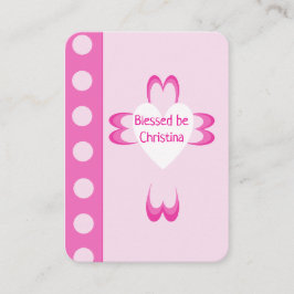 Contato Cartão de Oração Batismo Abençoado