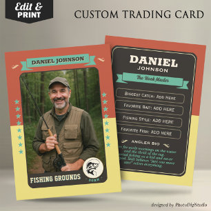 Contato Cartão de Pesca Personalizado, Presentes De Cartão