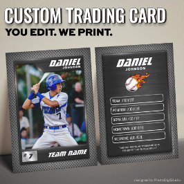 Contato Cartão de Troca de Beisebol Personalizado, Esporte