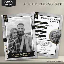 Contato Cartão de Troca de Casal Personalizado, Lembrança