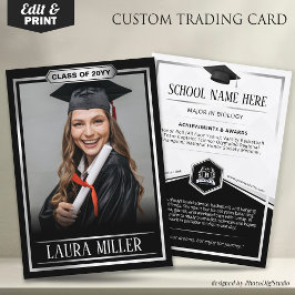 Contato Cartão de Troca de Formatura Personalizado, Format