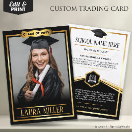 Contato Cartão de Troca de Formatura Personalizado, Turma 