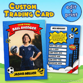 Contato Cartão de Troca de Futebol Personalizado, Cartão d
