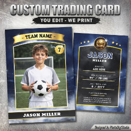 Contato Cartão de Troca de Futebol Personalizado, Chamada