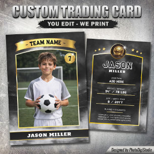 Contato Cartão de Troca de Futebol Personalizado, Estádio 