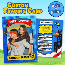 Contato Cartão de Troca do Super Casal Personalizado para
