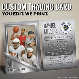 Contato Cartão de Troca Personalizado de Todos os Esportes