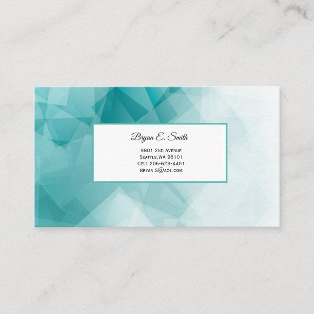 Contato Cartão de visita (Frente)