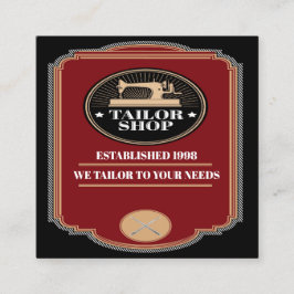 Contato Cartão de visita de Moda de Costura Tailor