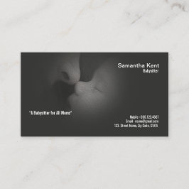 Contato Cartão de visita monocromático impressionante do