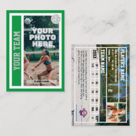 Contato Cartão Personalizado de Voleibol de Praia (Kelly G