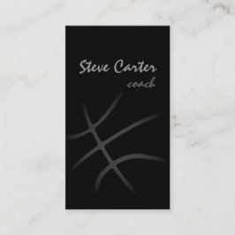 Contato Cartão profissional do treinador de