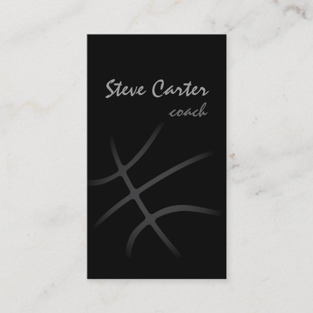 Contato Cartão profissional do treinador de (Frente)