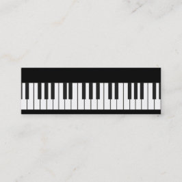 Contato Cartão telefónico do teclado de piano