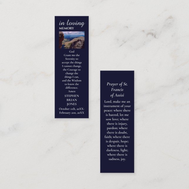 Contato Celebração do Cartão de Oração Fotográfica de Simp (Frente/Verso)