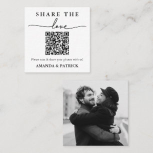Contato Compartilhe o Cartão de Casamento de Código QR Per