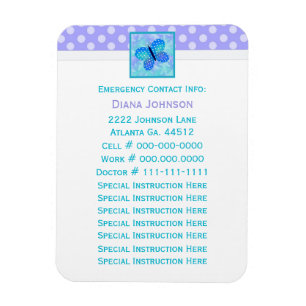 Contato da emergência: Ímã do prêmio da borbol