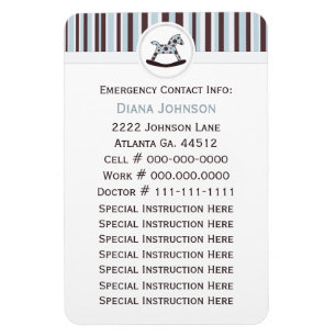 Contato da emergência: Ímã do prêmio do cavalo