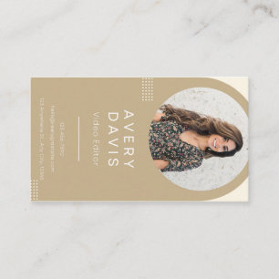 Contato Editor de vídeo cartão de visita