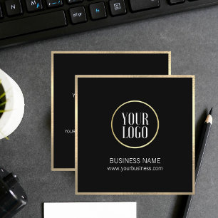 Contato Elegante Cartão de visita Dourado   LOGOTIPO
