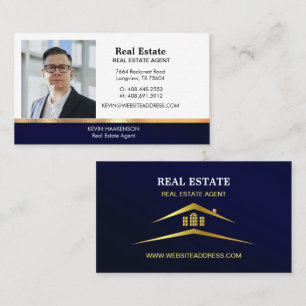 Contato Foto personalizada de empresa Cartão de visita d