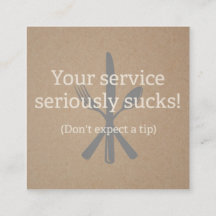 Garçom, Servidor, Cartão de Chamada de Serviço Inc