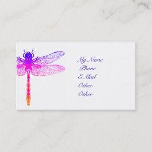 Contato Placa de Chamada Dragonfly ou Cartão de visita