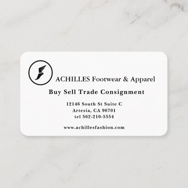 Contatos Artísticos, Cartão de visita de 3,5" x 2, (Frente)