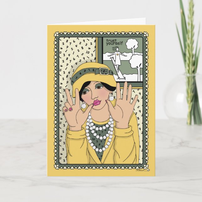 Conte com o seu cartão de saudação (Frente)