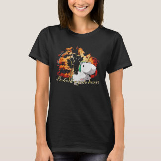 Contemplem Uma Camisa De Gato De Cavalo Pálido Uni