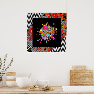 Contempo Splotch Art Poster
