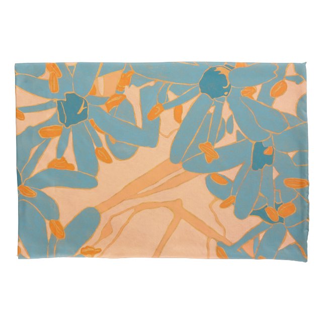 Contemporary Leaf Design in Peach  (Frente)