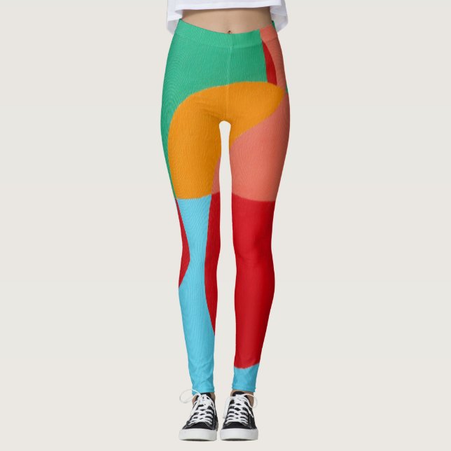 Contemporary Multi-Color Active Leggings (Frente)