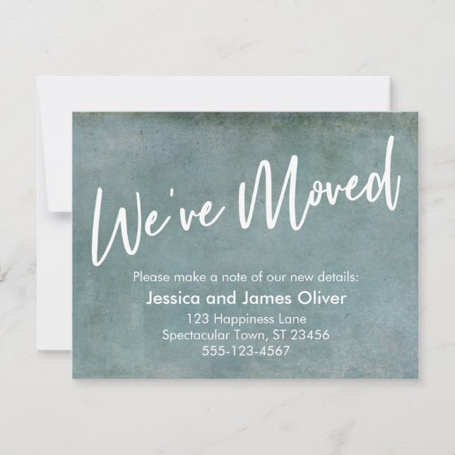 Continuamos com o anúncio de Grunge Azul Claro (Frente)