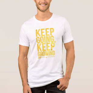 Continue, Continue Crescendo - Typog Dourada Motiv