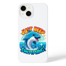 Continue nadando golfinho