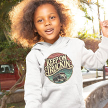 Continue no caminhoneiro" Retro 60s personalizado