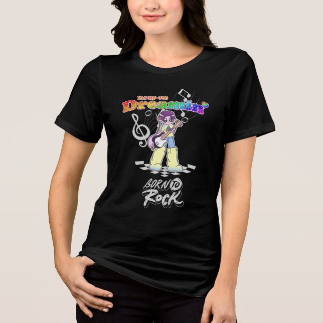 Continue Sonhando Guitarrista de Anime Y2K  (Frente)