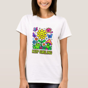 Continue sorrindo feliz Camisa Natureza