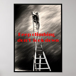 Continue subindo não olhe para baixo poster