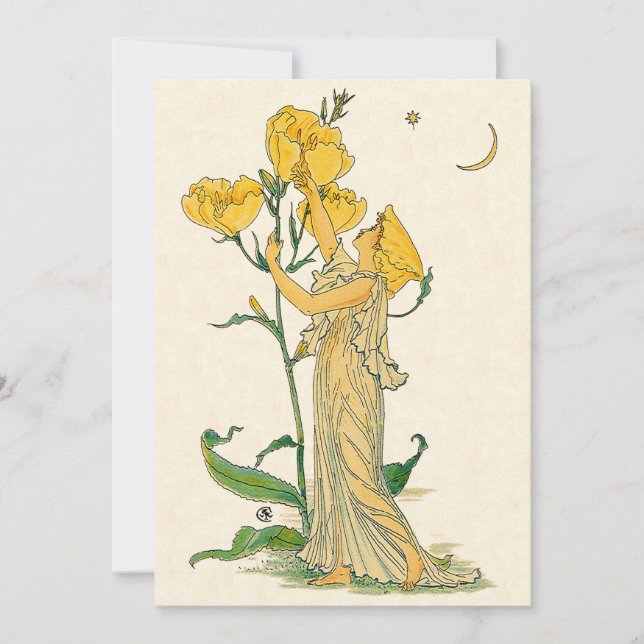 Conto de Fadas Antigo, Primula, Walter Crane (Frente)