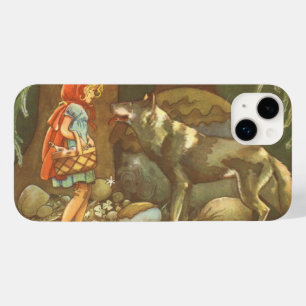 Conto de fadas do vintage, pouca capa de equitaç