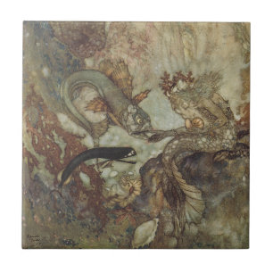 Conto de Fadas Vintage, A Sereia por Edmund Dulac