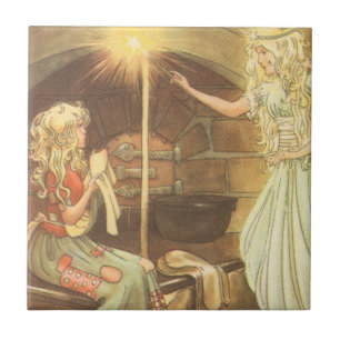 Conto de Fadas Vintage, Cinderela e Fada Madrinha
