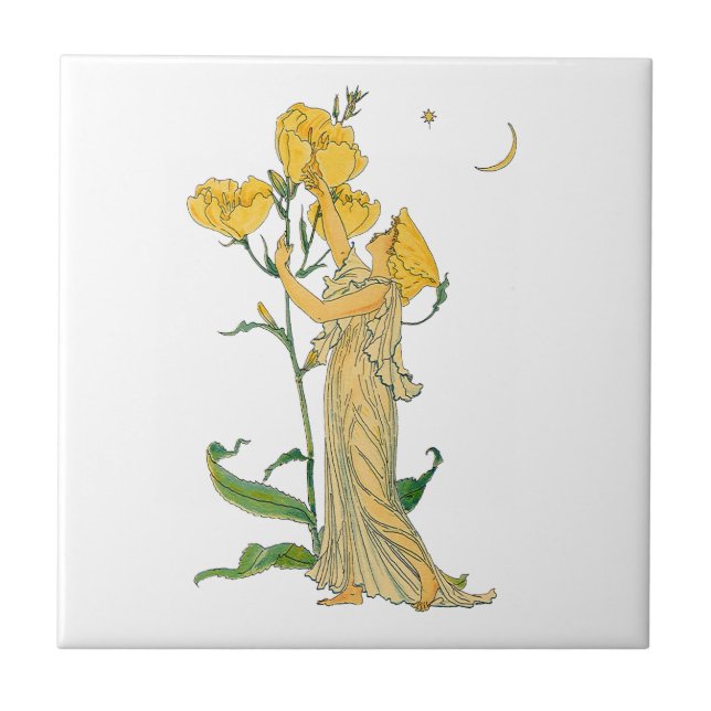 Conto de Fadas Vintage, Primula, Walter Crane (Frente)