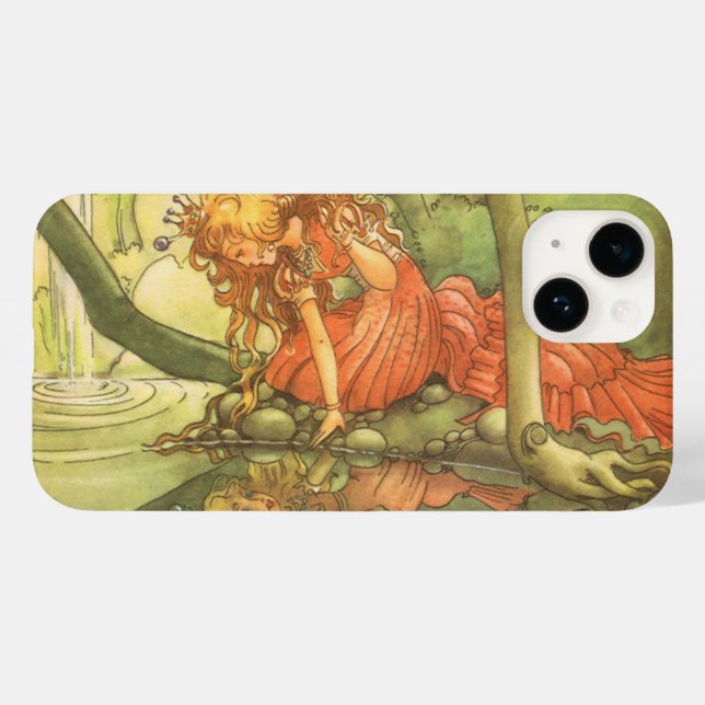 Conto de Fadas Vintage, Príncipe Sapo Princesa ao  (Verso (horizontal))
