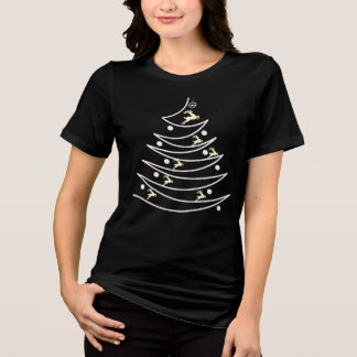 Contorno da Árvore de Natal para Funcionários